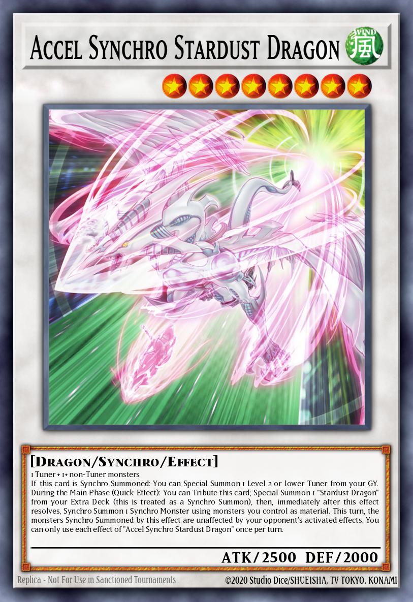 Accel Synchro Stardust Dragon L5DD-ENY37