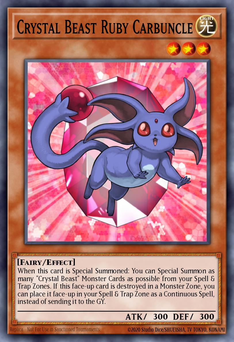 Crystal Beast Ruby Carbuncle LCGX-EN155
