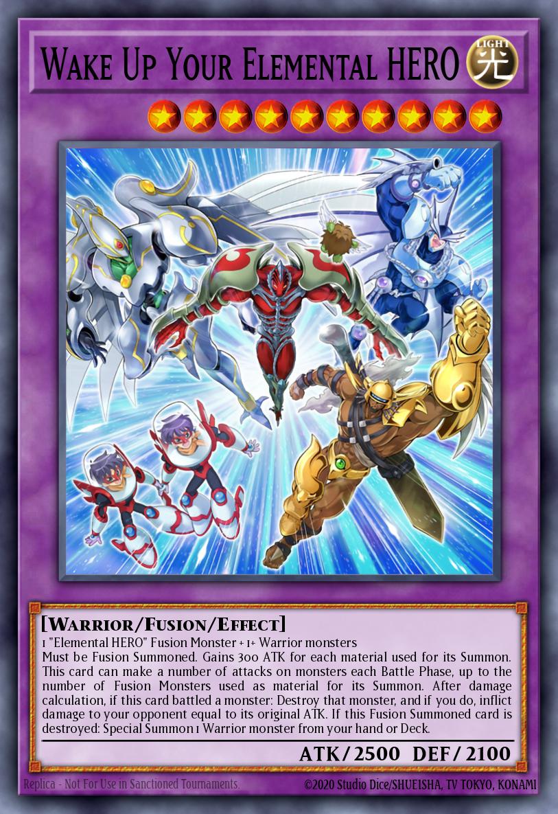 Wake Up Your Elemental HERO 