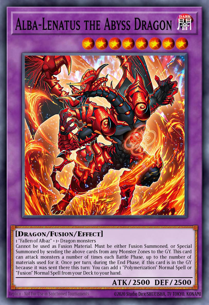 Alba-Lenatus the Abyss Dragon DIFO-EN035