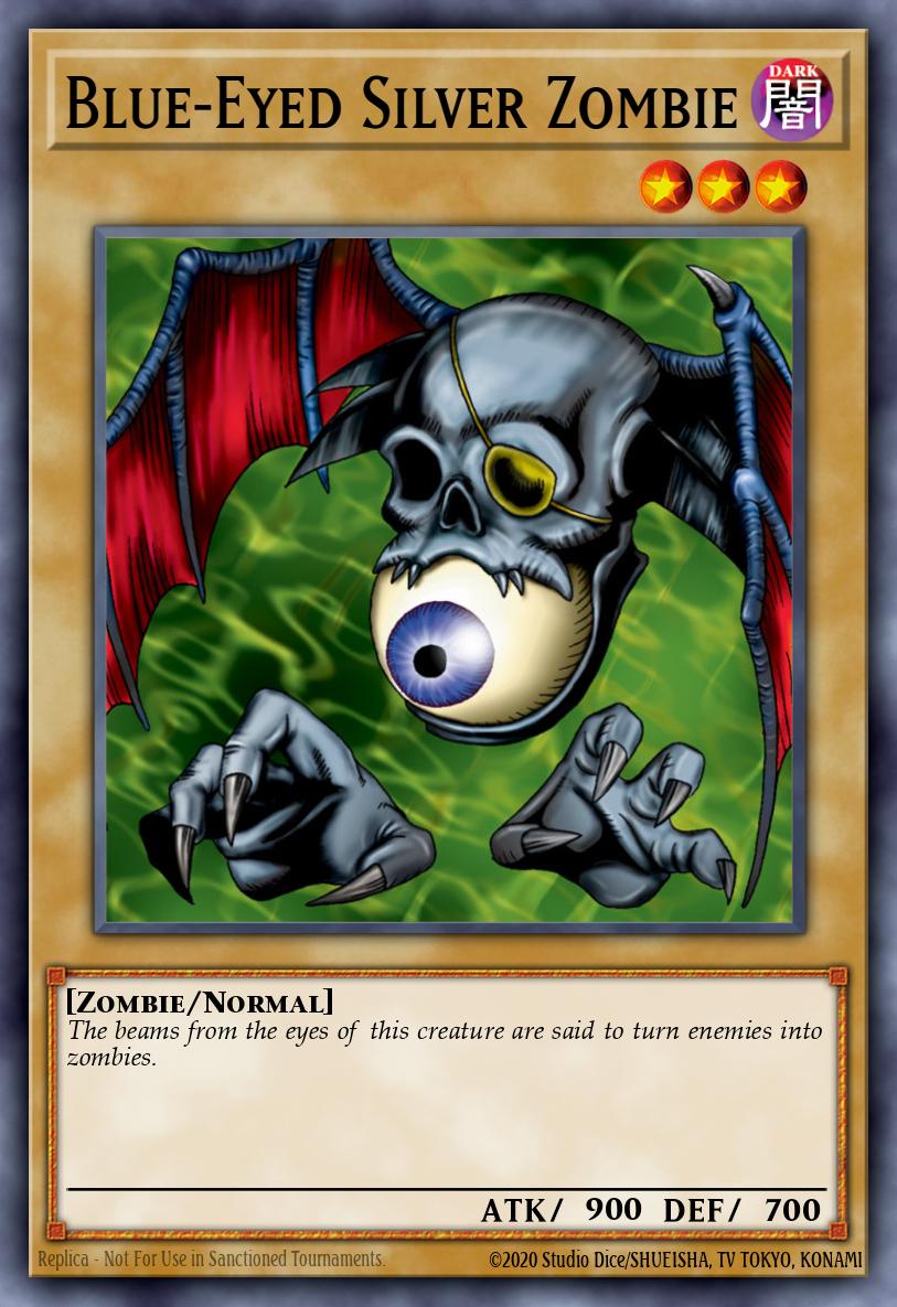 Blue-Eyed Silver Zombie 
