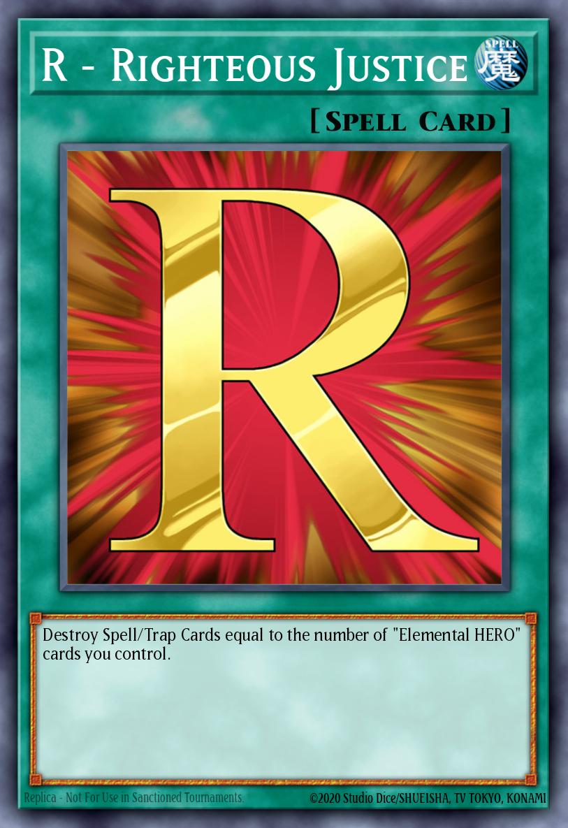 R - Righteous Justice LCGX-EN090