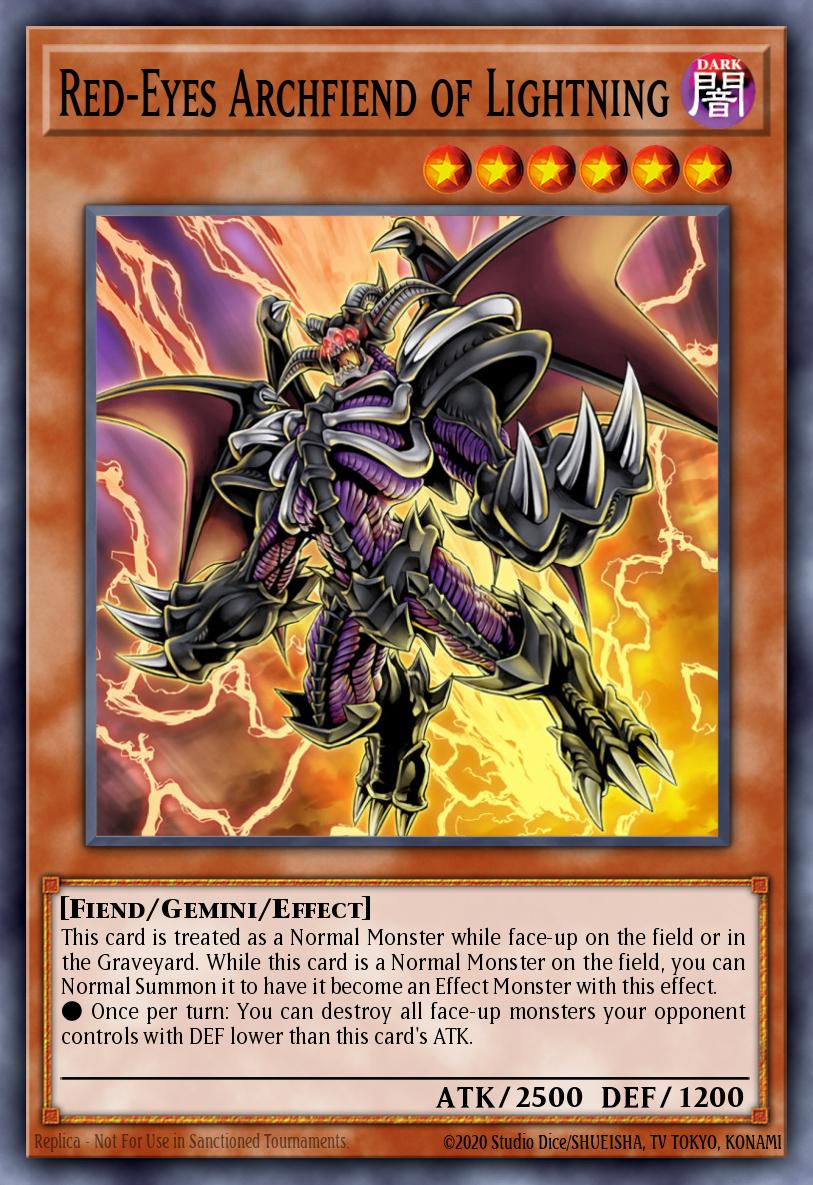 Red-Eyes Archfiend of Lightning 