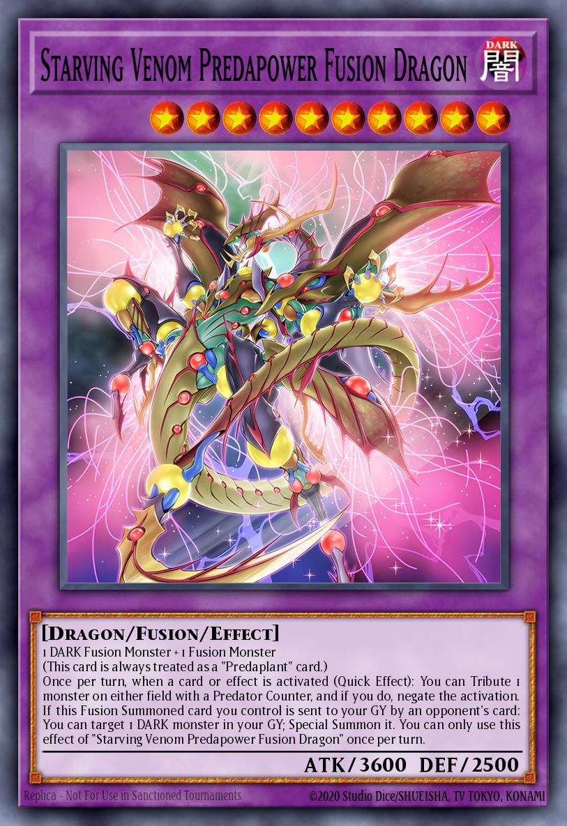 Starving Venom Predapower Fusion Dragon DIFO-EN036