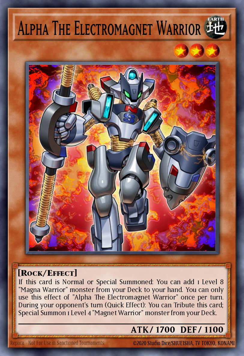 Alpha The Electromagnet Warrior SDMY-EN001