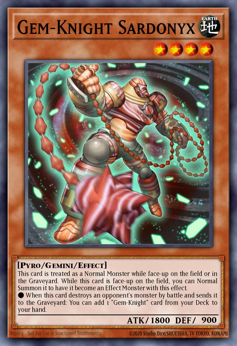 Gem-Knight Sardonyx HA07-EN001