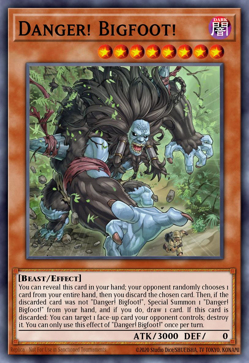Danger! Bigfoot! 