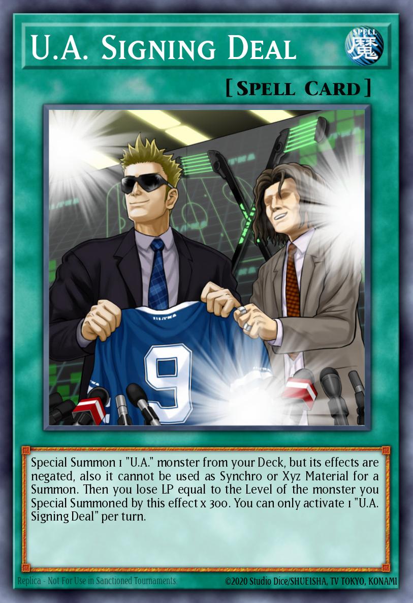 U.A. Signing Deal 