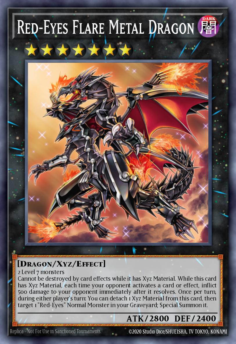 Red-Eyes Flare Metal Dragon 