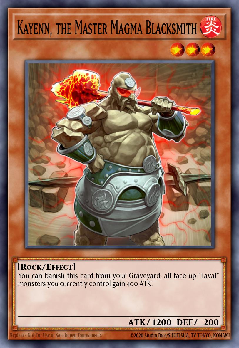 Kayenn, the Master Magma Blacksmith HA05-EN012