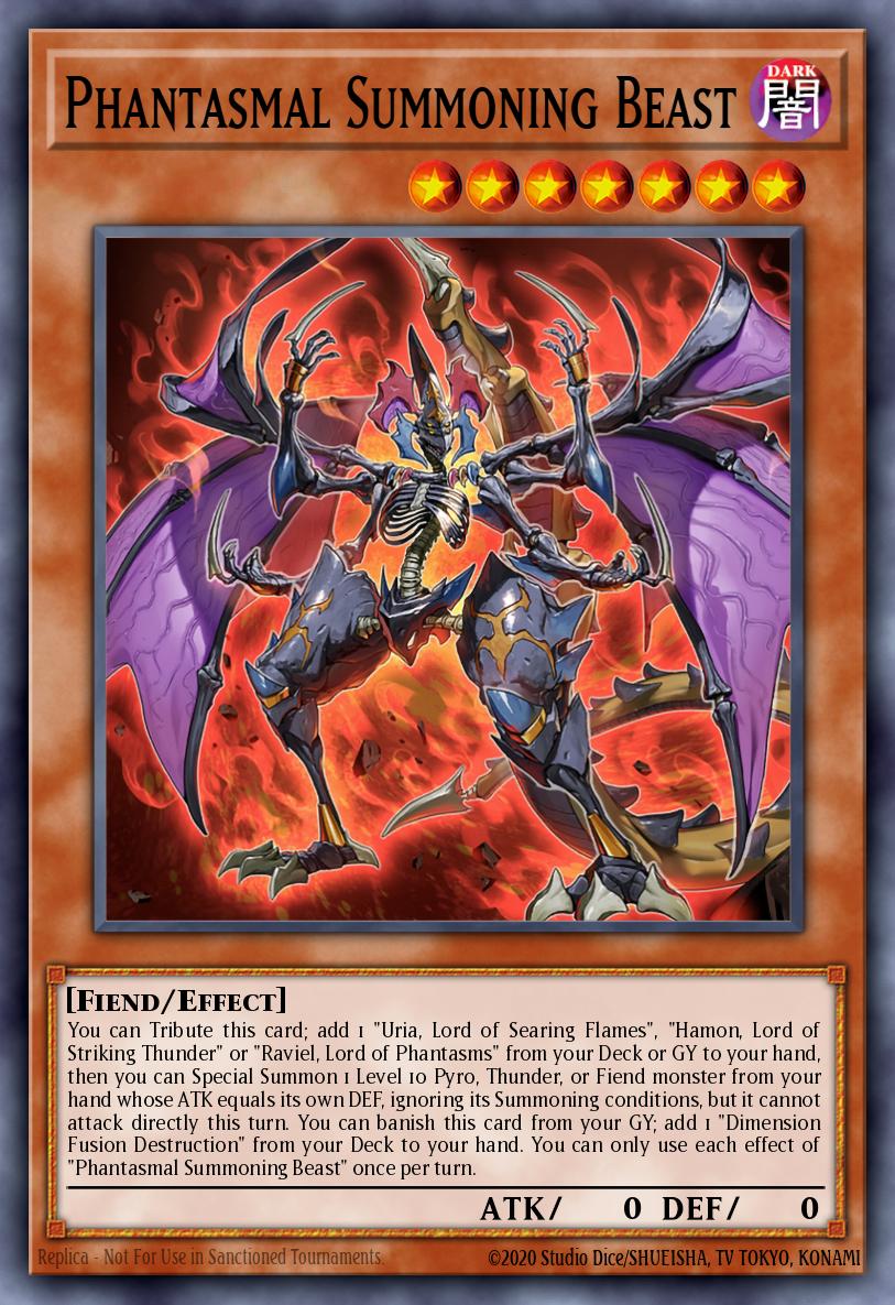 Phantasmal Summoning Beast PHNI-EN014