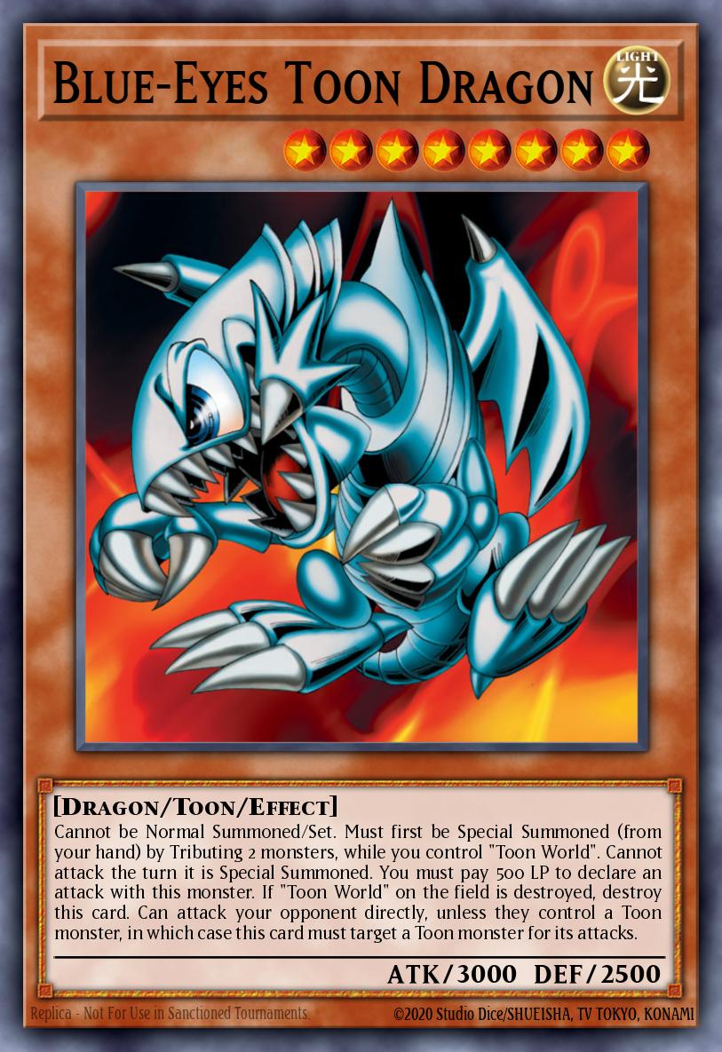 Blue-Eyes Toon Dragon MRL-000
