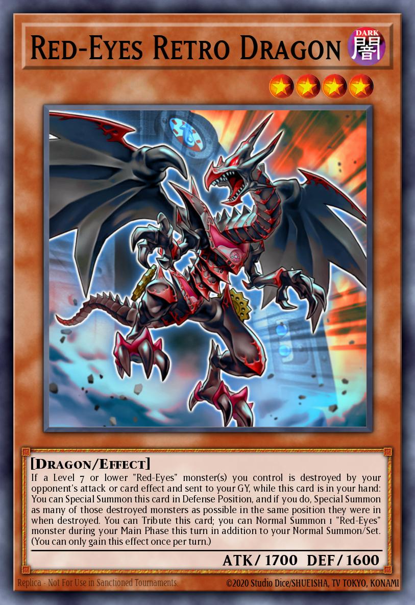 Red-Eyes Retro Dragon LEDU-EN005
