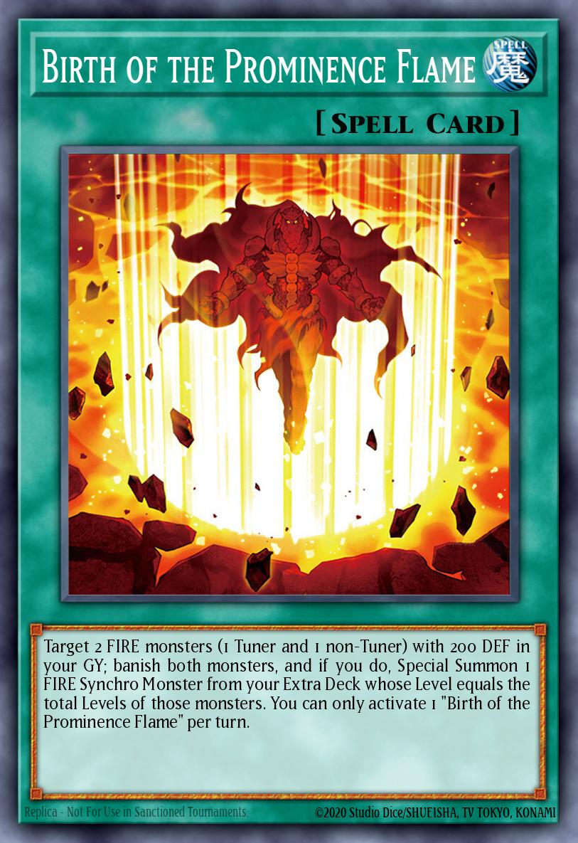 Birth of the Prominence Flame LIOV-EN063