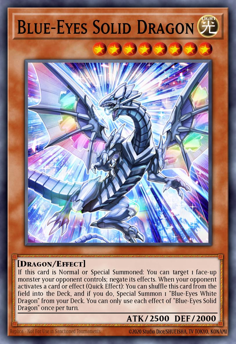 Blue-Eyes Solid Dragon LED3-EN002