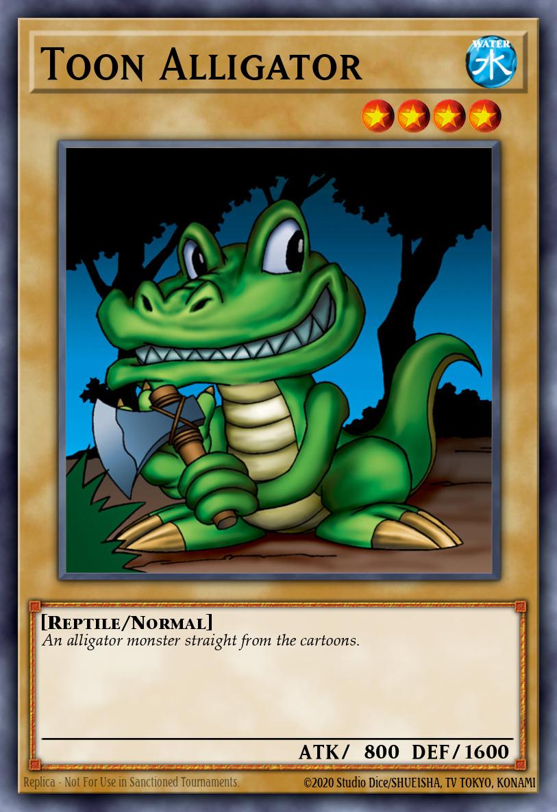 Toon Alligator 