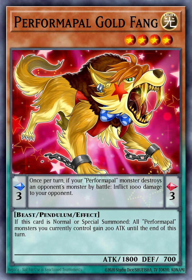 Performapal Gold Fang CYHO-EN095