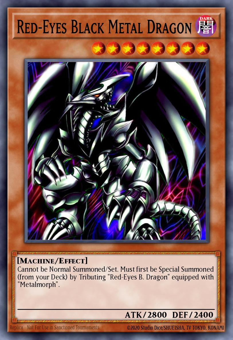 Red-Eyes Black Metal Dragon MIL1-EN035