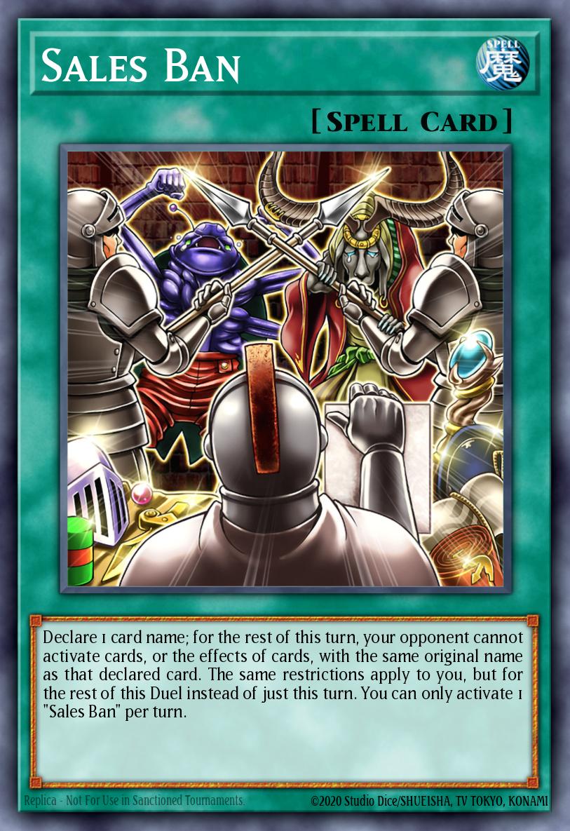 Sales Ban 