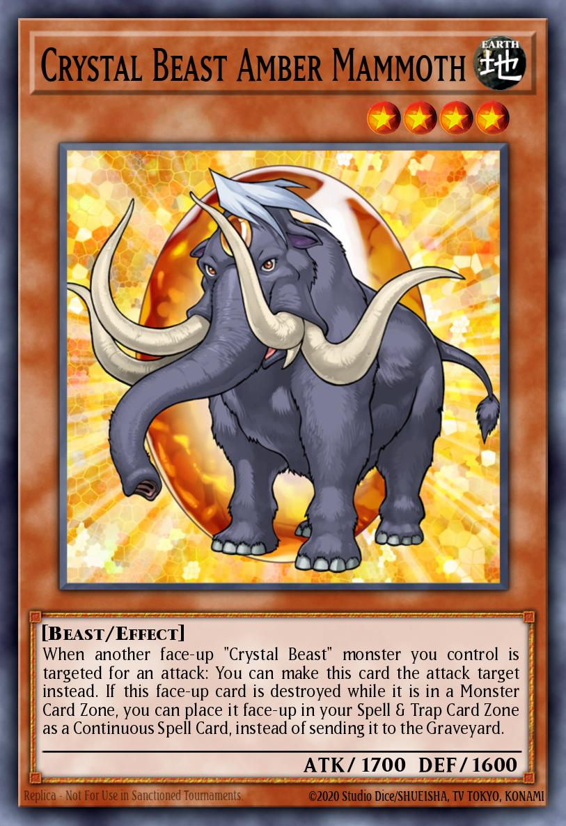 Crystal Beast Amber Mammoth LCGX-EN159