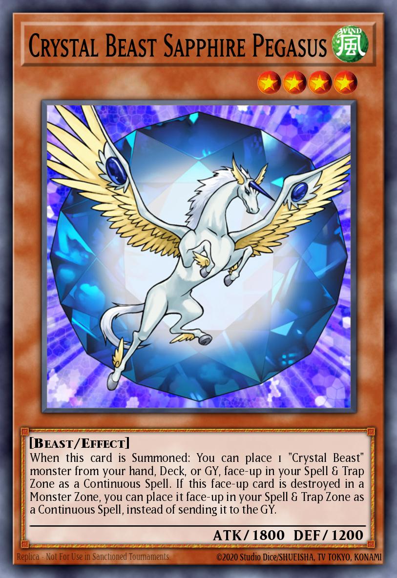 Crystal Beast Sapphire Pegasus LCGX-EN161