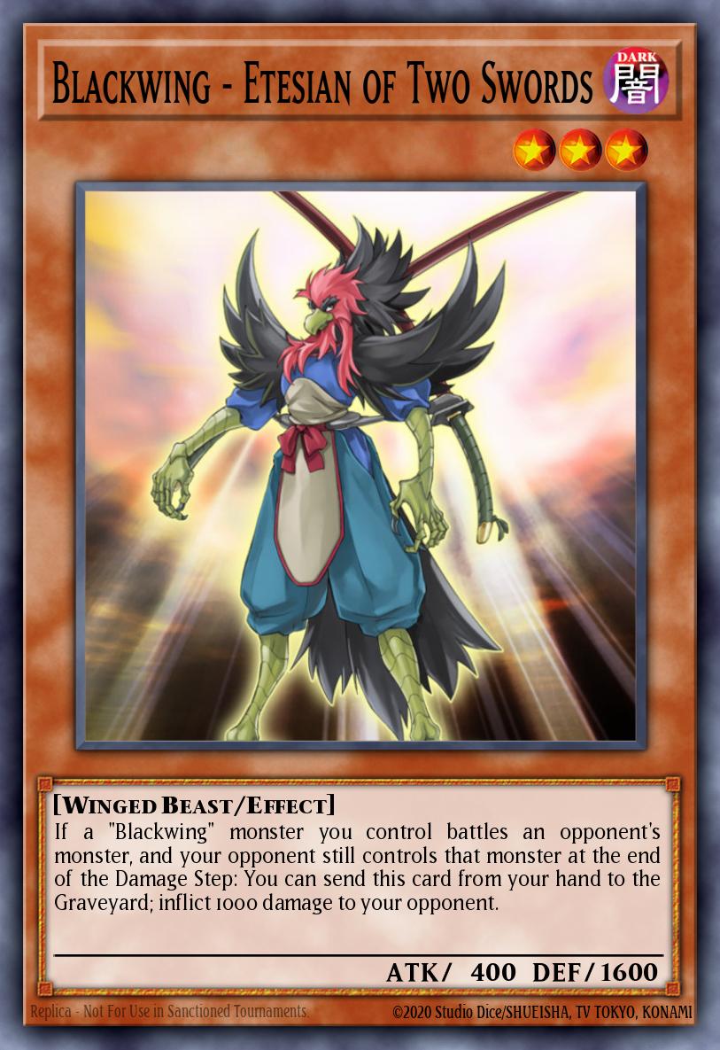 Blackwing - Etesian of Two Swords STBL-EN015