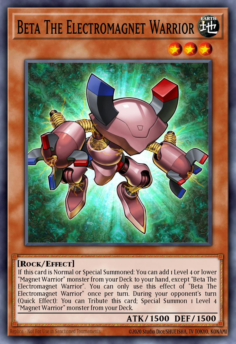 Beta The Electromagnet Warrior SDMY-EN002