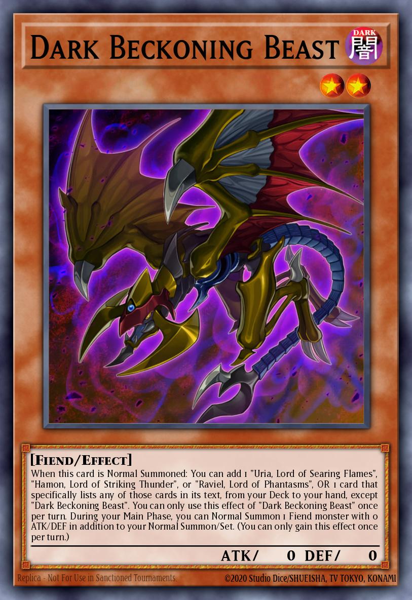 Dark Beckoning Beast SDSA-EN003