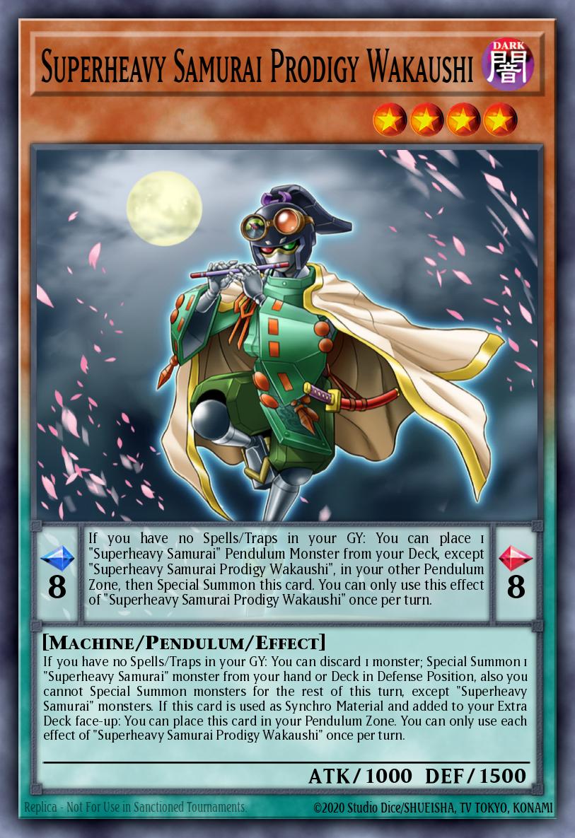 Superheavy Samurai Prodigy Wakaushi CYAC-EN006