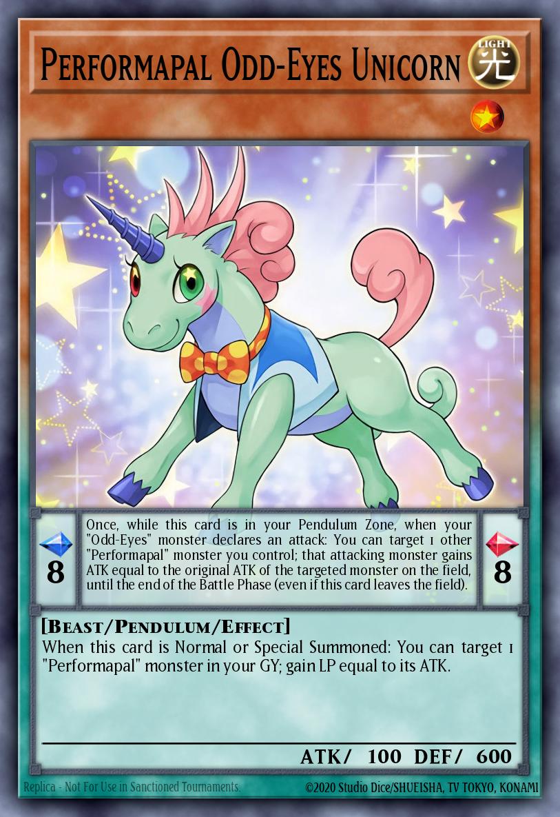 Performapal Odd-Eyes Unicorn SHVI-EN004