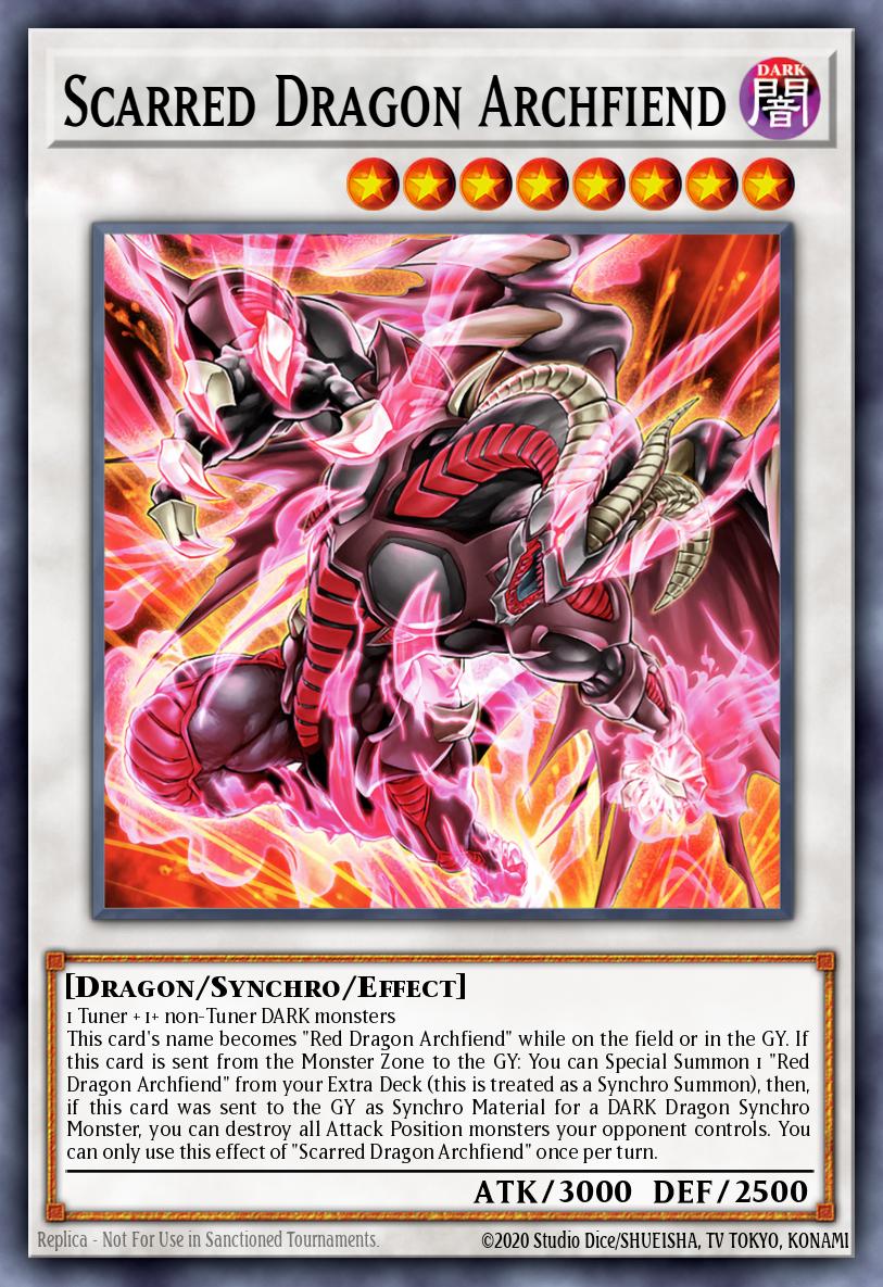 Scarred Dragon Archfiend 