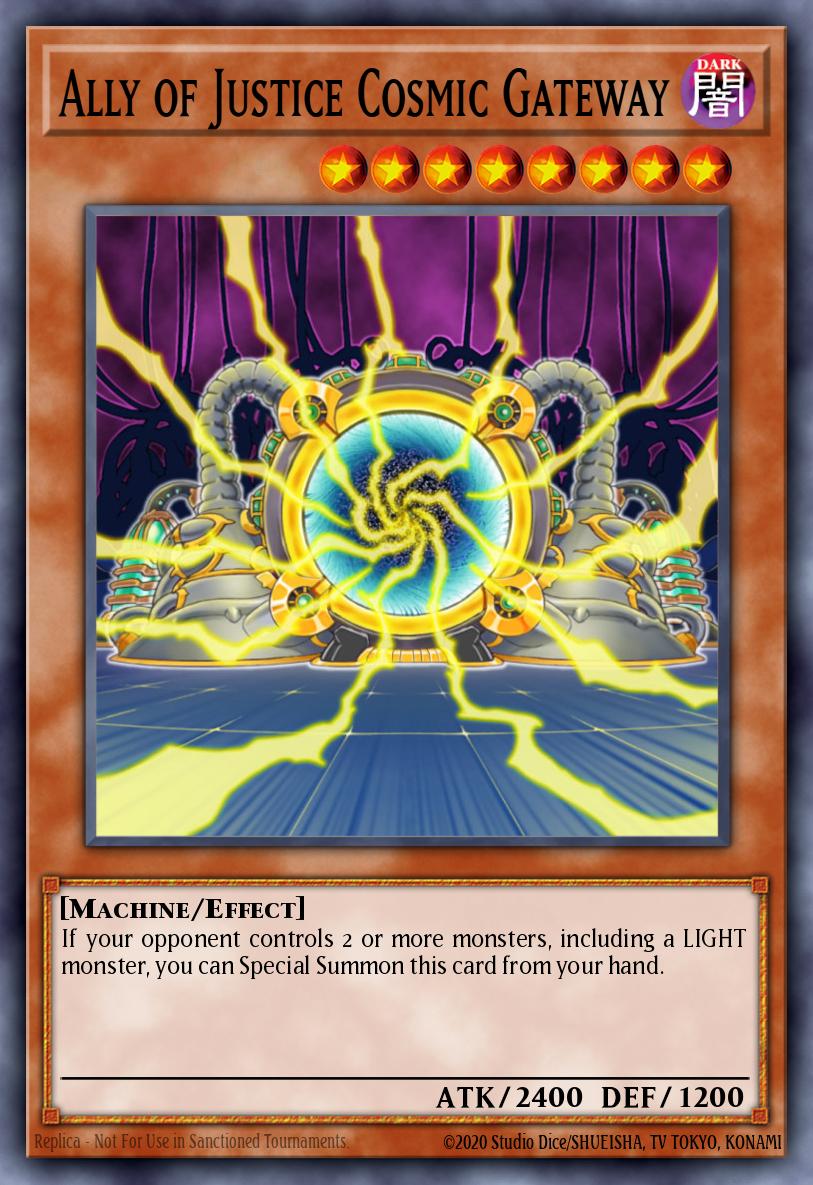 Ally of Justice Cosmic Gateway HAC1-EN084