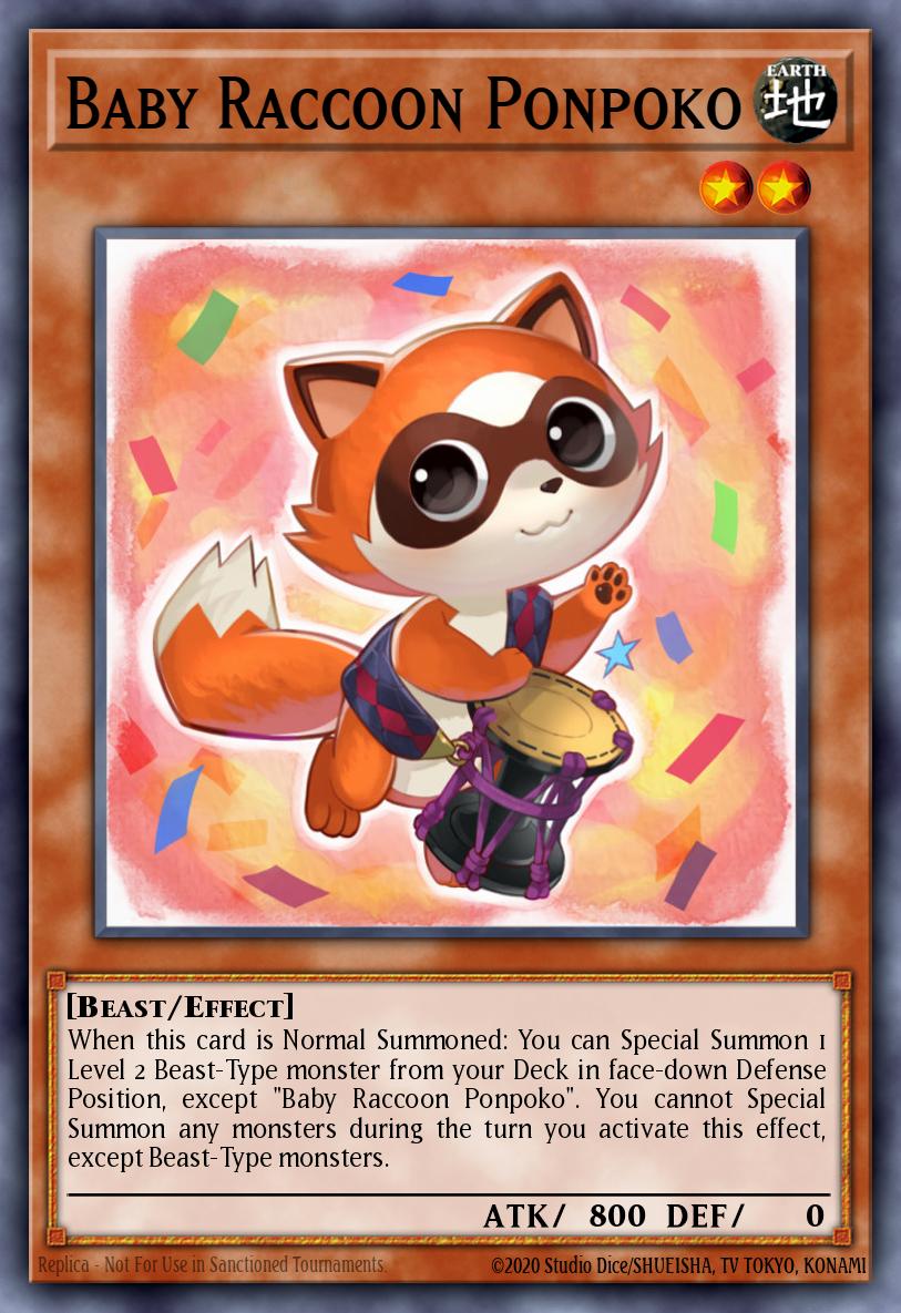 Baby Raccoon Ponpoko SHSP-EN014