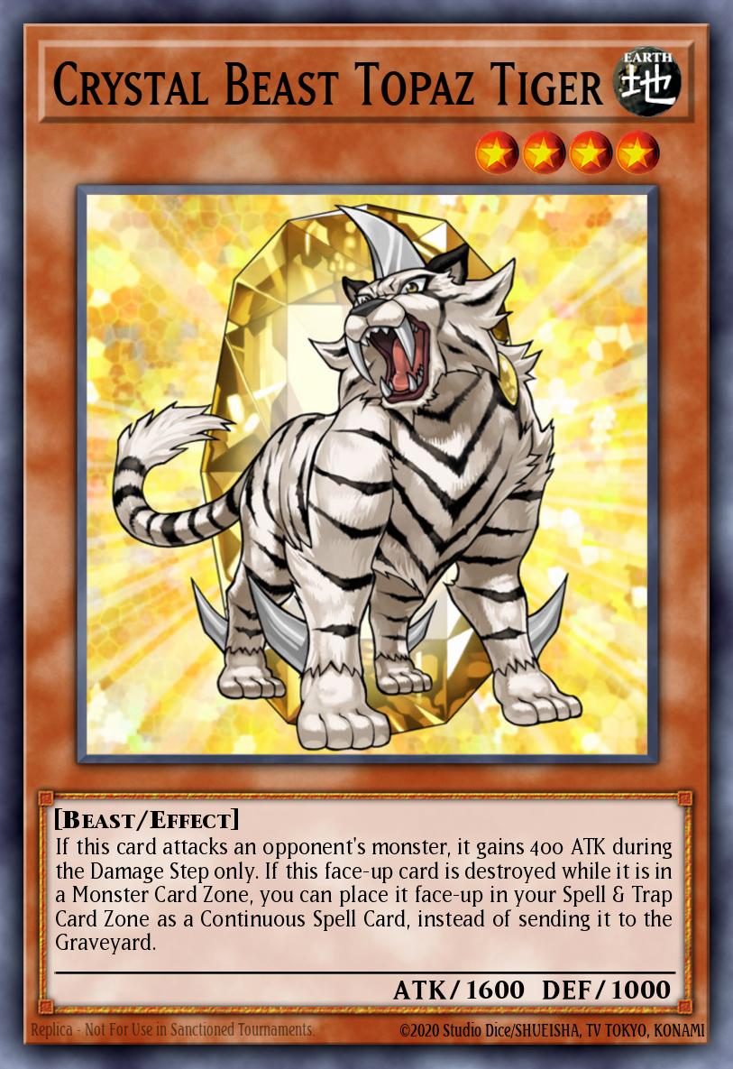 Crystal Beast Topaz Tiger LCGX-EN158