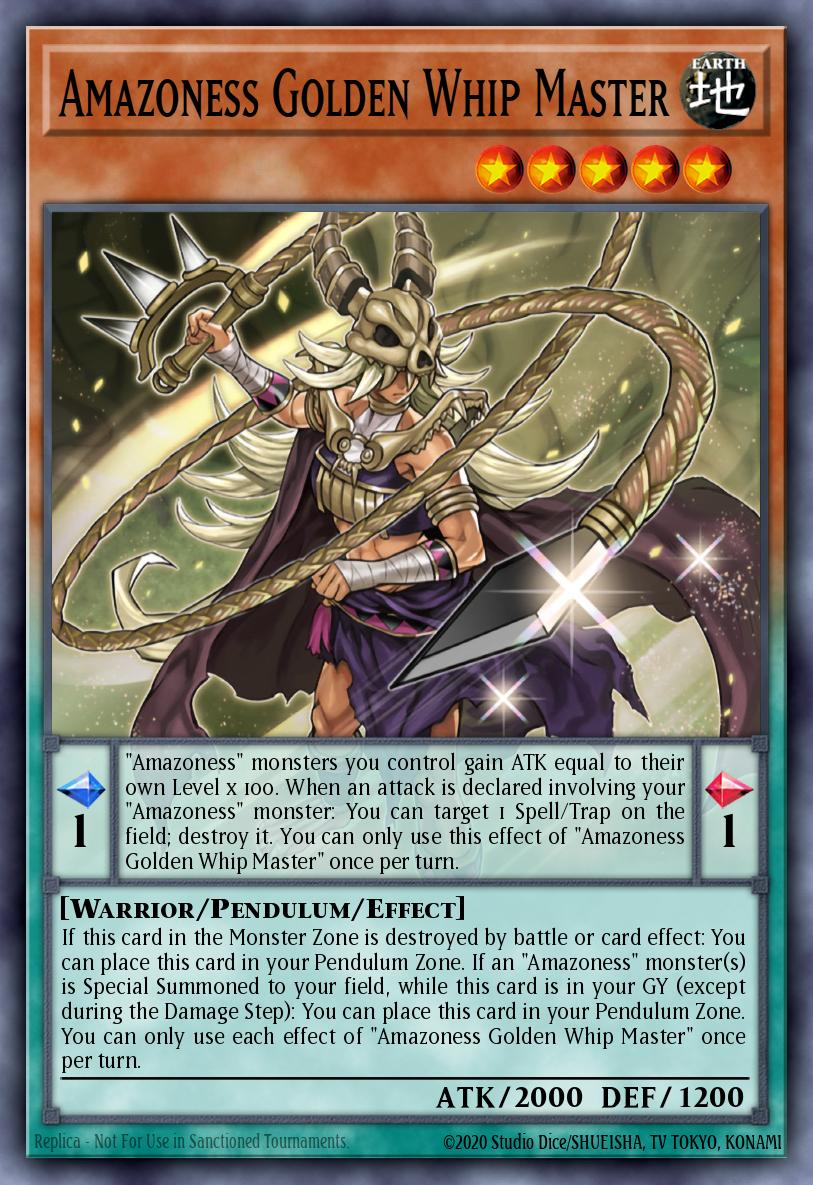 Amazoness Golden Whip Master DABL-EN093