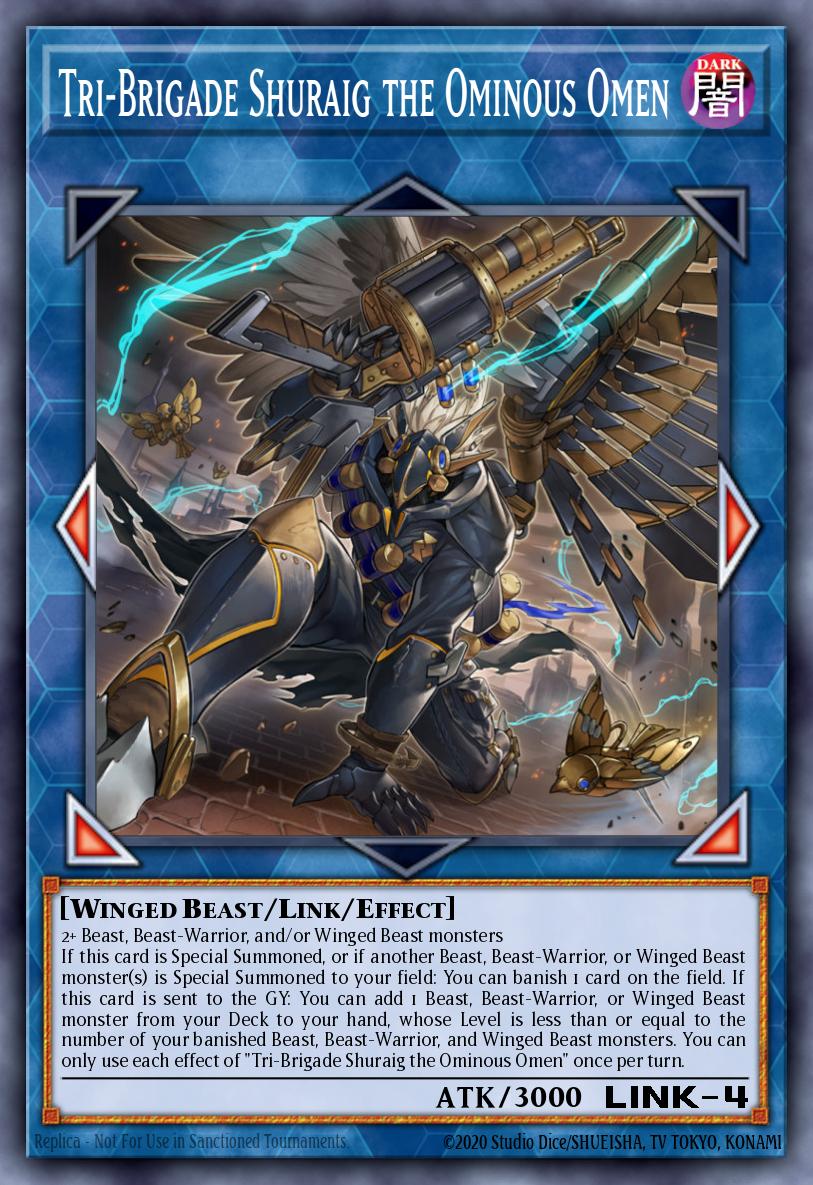 Tri-Brigade Shuraig the Ominous Omen PHRA-EN048